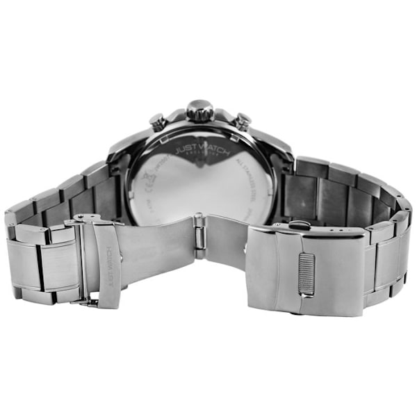 Ur - Charlie - Rustfrit stål - Blå-grå urskive - Diam. 46 mm Grå