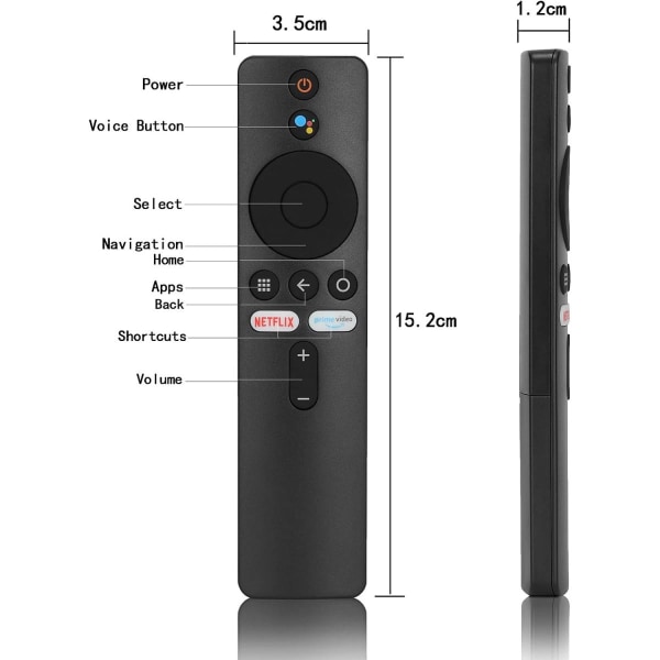 Fjärrkontroll för Xiaomi MI Box S & MI TV Stick XMRM-006