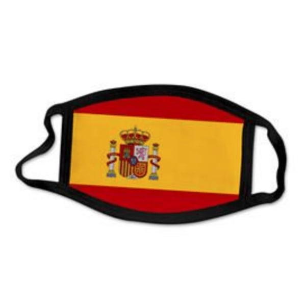 Tvättbara Tygmunskydd Spanien 4 Stycken