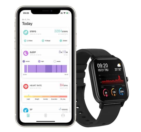 Vattentät Smartwatch Klocka PRO Svart
