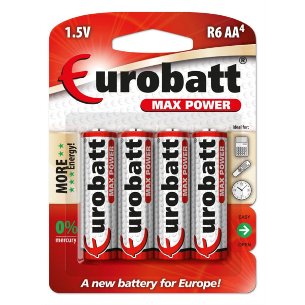 Max Power Alkaline AA Batteri R6 LR06 8-pack