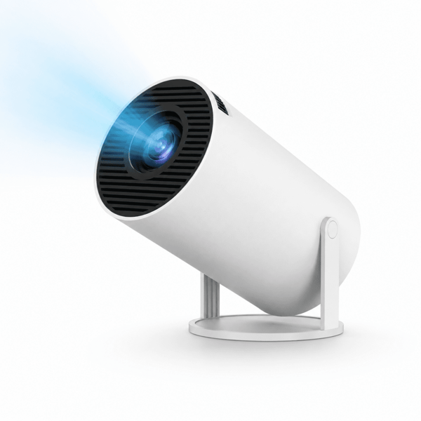Mini Projektor 4K med Android TV, WiFi 6 & Bluetooth – HY300 Pro