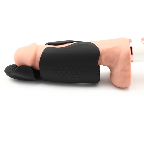 Penis Sleeve med Vibrator för Onani