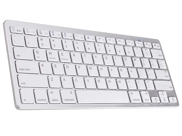Slimmat Bluetooth Tangentbord – Trådlöst för iPad, PC, Mac & And