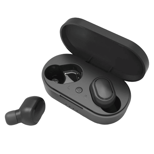 M1 TWS True Wireless Hörlurar EarBuds Vit