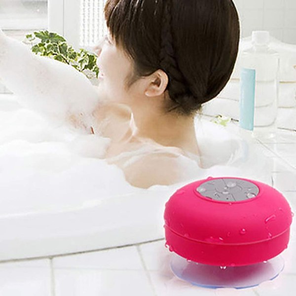 Vattentät Dusch Högtalare med Bluetooth Svart