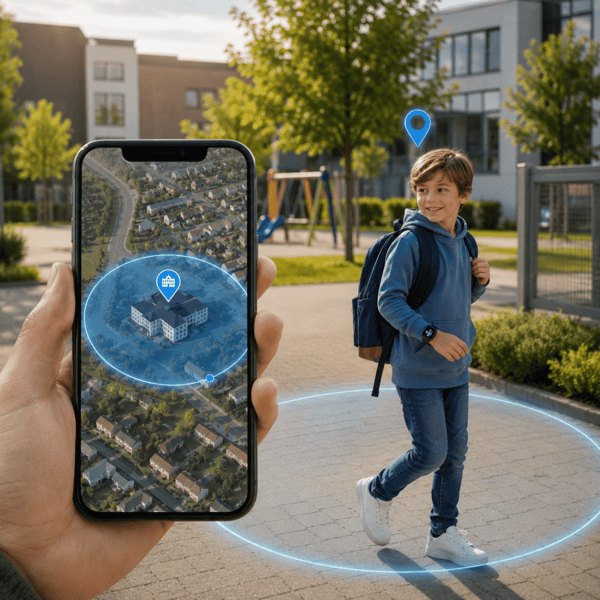 Smart GPS Klocka Barn Vattentät 4G Blå