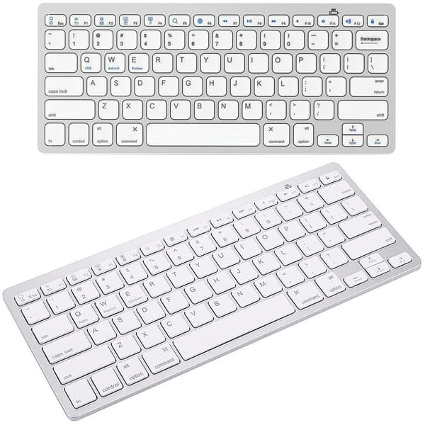 Slimmat Bluetooth Tangentbord – Trådlöst för iPad, PC, Mac & And
