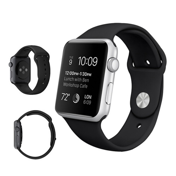 Apple Watch 44 mm & 42 mm Silikonarmband Sport Beige
