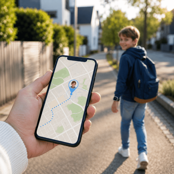 Smart GPS Klocka Barn Vattentät 4G Rosa