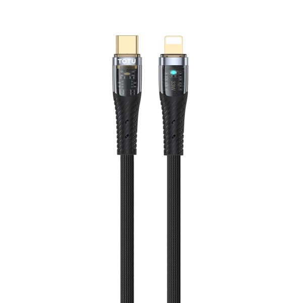 TOTU 33W PD USB-C till Lightning Nylonkabel - 1.5m