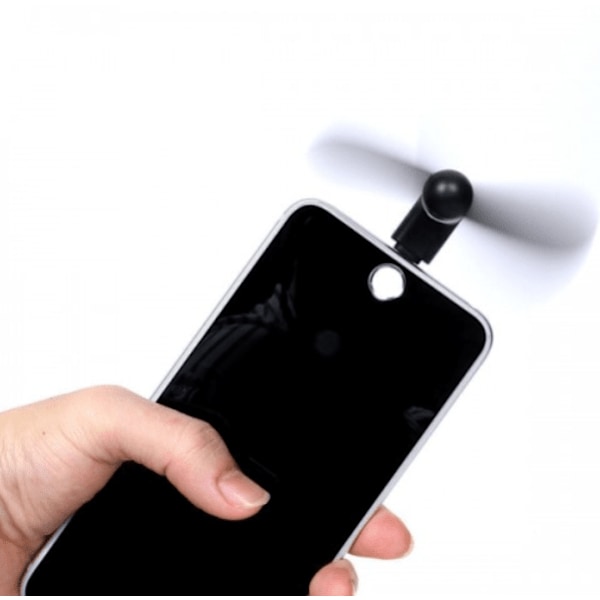 Mobilfläkt till Android Micro usb Blå