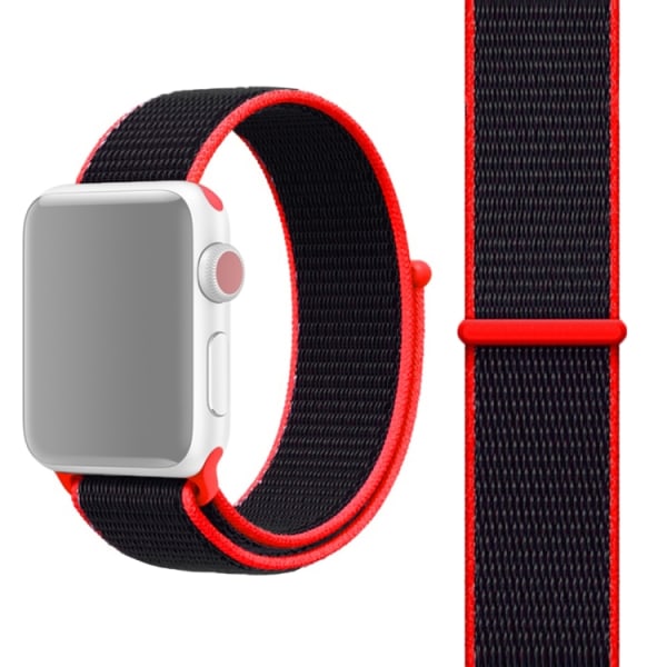 Apple Watch 42mm / 44mm Nylonarmband Röd