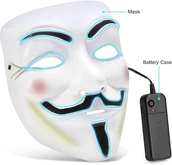 Anonymous LED Mask