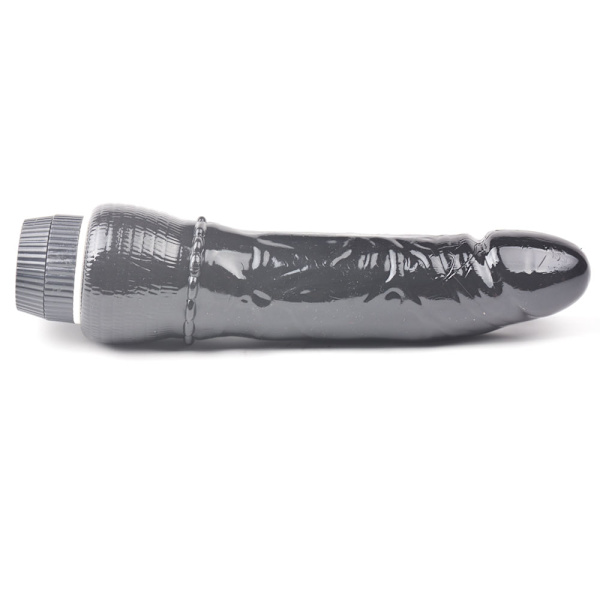 Svart Vibrerande Dildo 21 cm