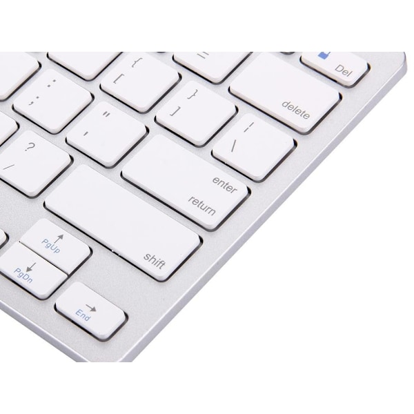 Slimmat Bluetooth-tangentbord – Kompatibelt med iPad, PC & Mac