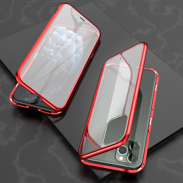 iPhone 11 Pro Skal Magnetiskt i Härdat glas Guld