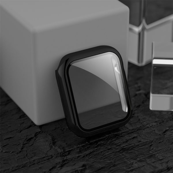 Apple Watch 44 mm Skärmskydd med Heltäckande Skal Silver