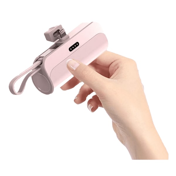 AmpBoost PowerBank 5000 mAh - Lightning 18W Rosa
