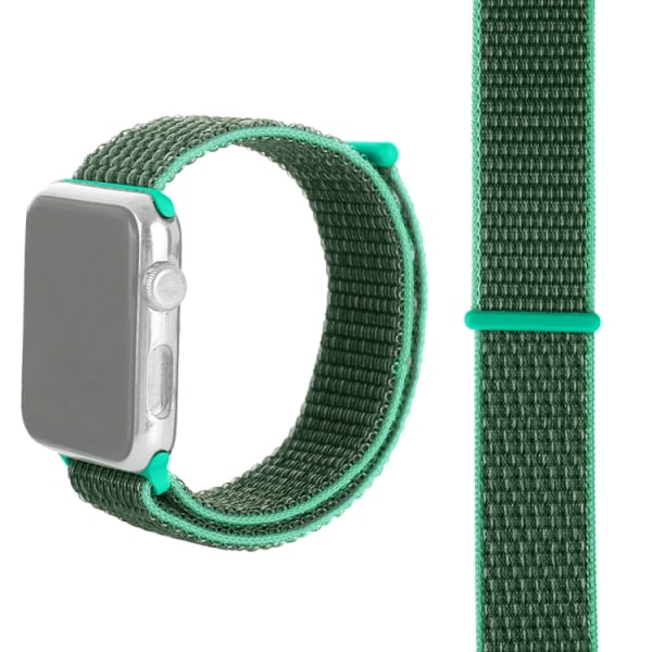Apple Watch 42mm / 44mm Nylonarmband Grön