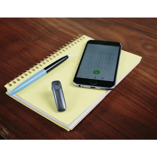 Bluetooth Headset med mikrofon Vit