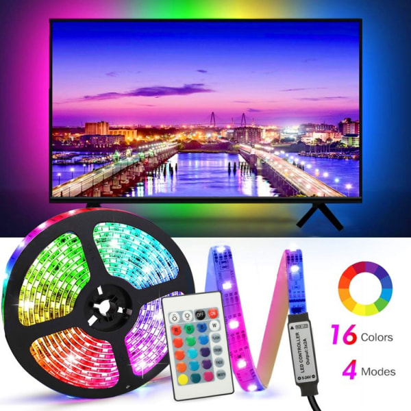 LED Slinga för Bakgrundsbelysning TV (2m) 3586 | Fyndiq