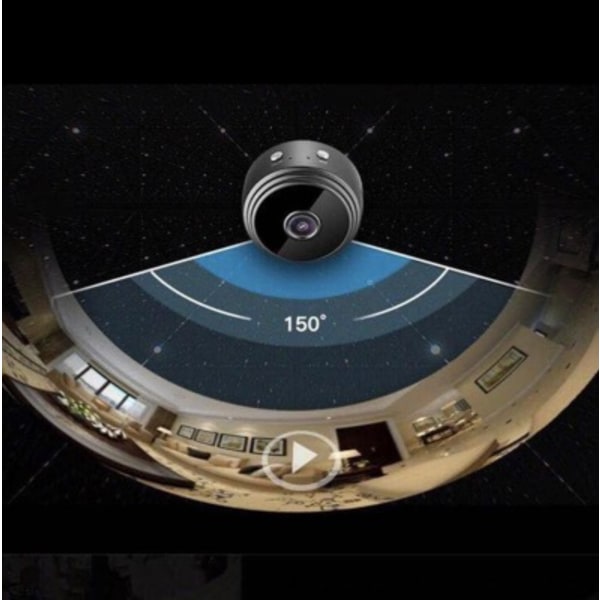 1080P Mini Övervakningskamera WIFI & Nattkamera