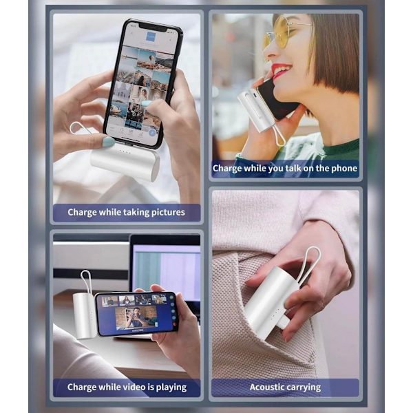 AmpBoost PowerBank 5000 mAh - Lightning 18W Rosa
