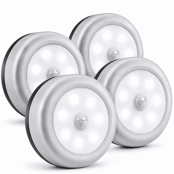 Trådlös LED Spotlight med Rörelsesensor – Batteridriven Garderob 1-Pack