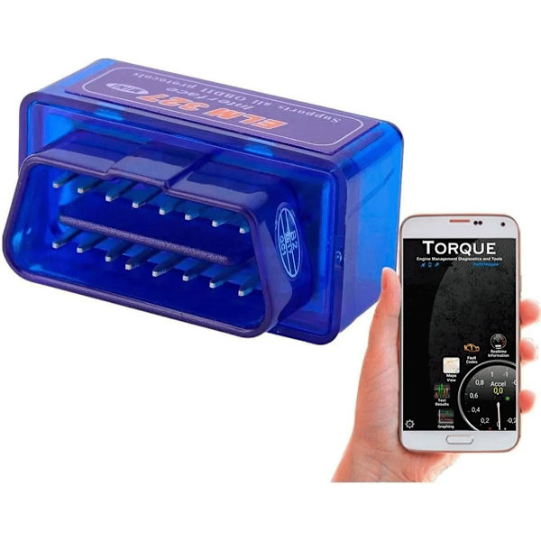 Mini ELM327 OBD2 Bluetooth Felkodsläsare
