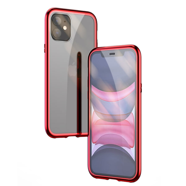 iPhone 11 Pro Skal Magnetiskt i Härdat glas Svart