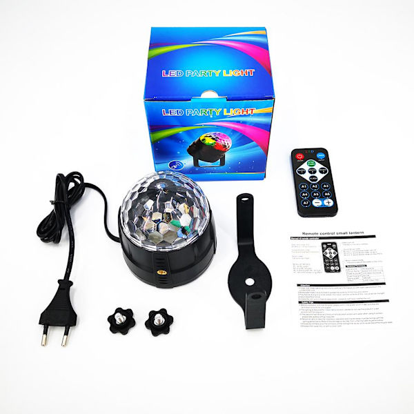 Discokula med LED-lampa & Fjärrkontroll
