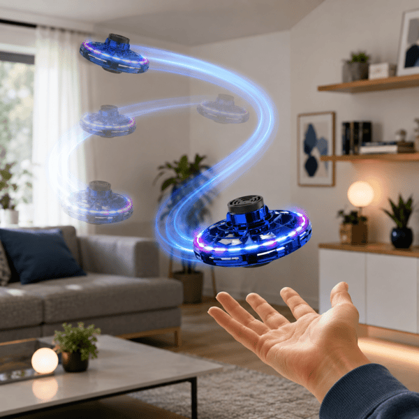 FlyNova Flygande UFO-Drönare LED