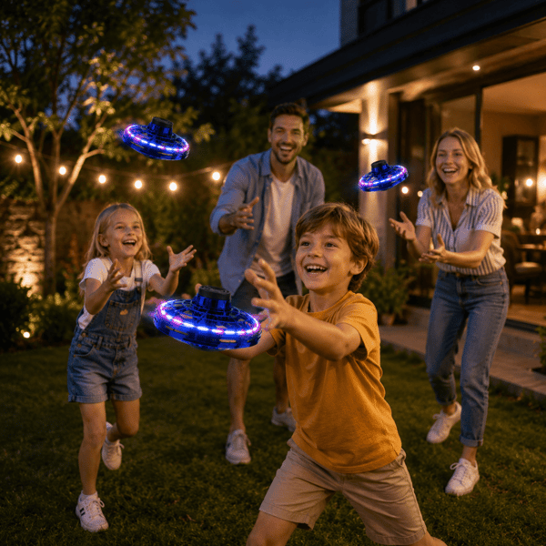 FlyNova Flygande UFO-Drönare LED