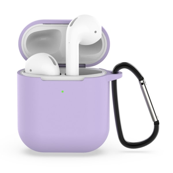 AirPods Silikonfodral med Karbinhake Rosa