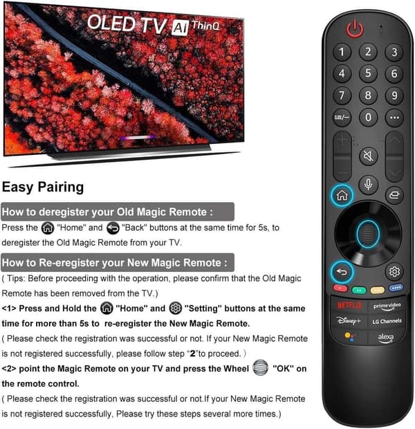 LG Magic Remote Fjärrkontroll (MR22GA)