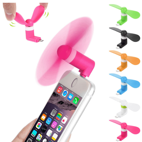 Mobilfläkt till Android Micro usb Blå