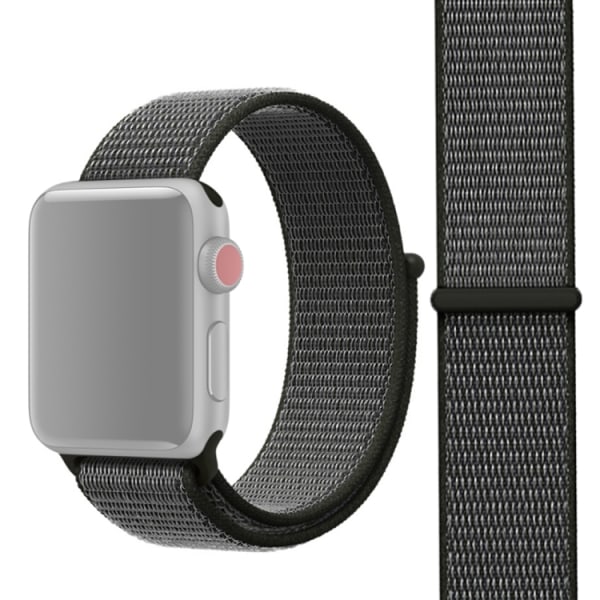 Apple Watch 42mm / 44mm Nylonarmband Natt svart