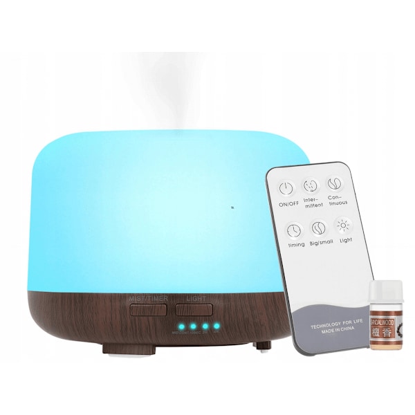 Aroma Diffuser Luftfuktare med Nattlampa LED 300 ml