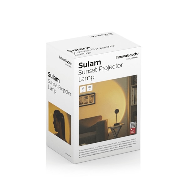 Solnedgångslampan Projektor Nattlampa