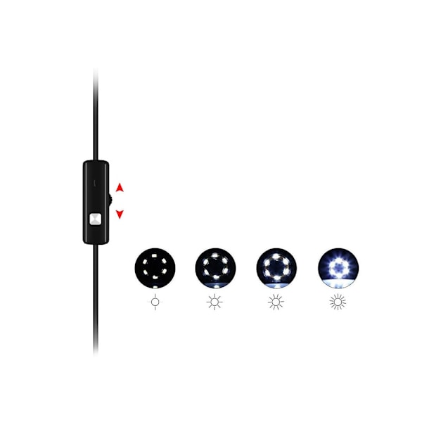 USB Otoskop HD Inspektionskamera USB-C för Android 5 meter