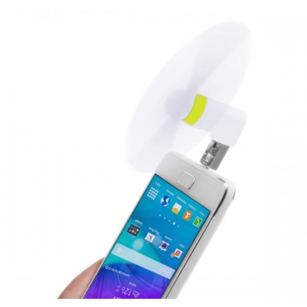 Mobilfläkt till Android Micro usb Blå