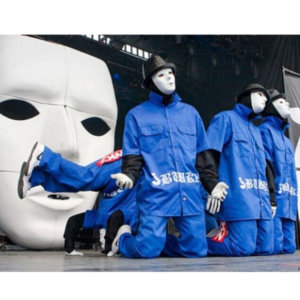 Statymask för Halloween Blå