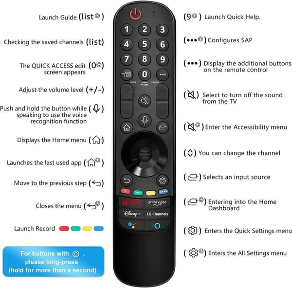 LG Magic Remote Fjärrkontroll (MR22GA)