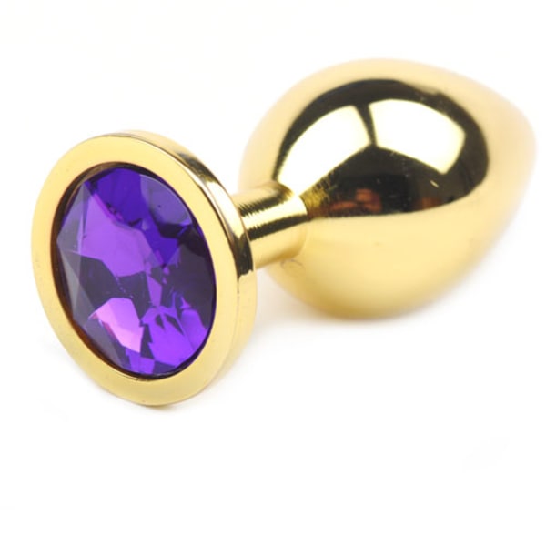 Buttplug Metall 3 cm Guld