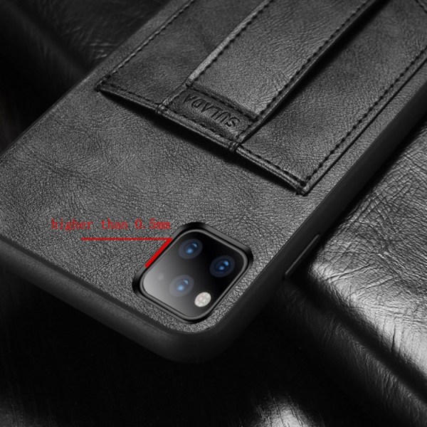 SULADA iPhone 11 Pro Max Läderskal med Korthållare