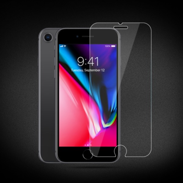 Mocolo iPhone 7 Plus, 8 Plus skärmskydd i härdat glas