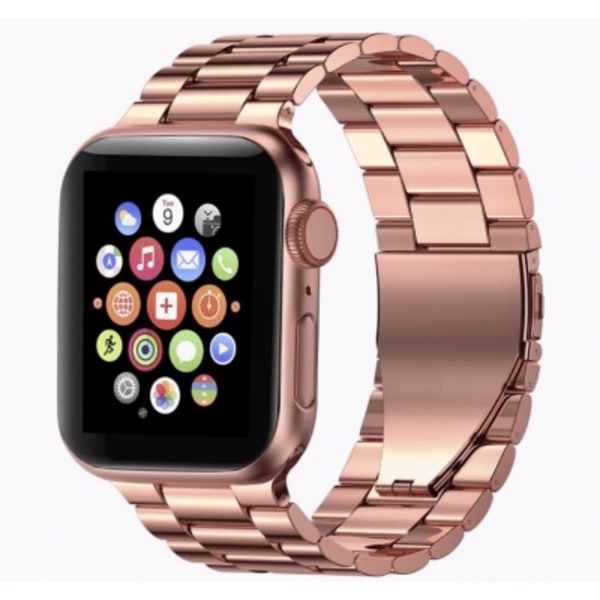 Apple Watch 42 / 44 mm Metallarmband Rosé
