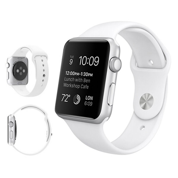 Apple Watch 44 mm & 42 mm Silikonarmband Sport Blå