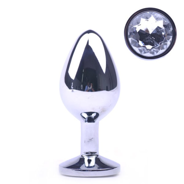 Buttplug Metall 3 cm Silver